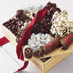 Lots Of Little Holiday Chocolates: Merry Christmas Crate Image 1