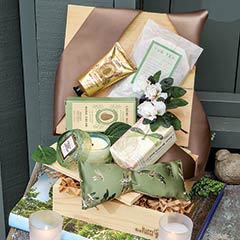 Lavender Dragonfly Spa Crate: Birthday Crate Image 1