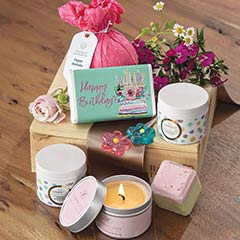 Bella Birthday Spa Crate: Birthday Crate Image 1