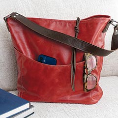Roxbury Leather Hobo Bag Image 1