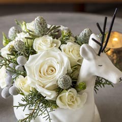 Ceramic Deer Fleur Image 2