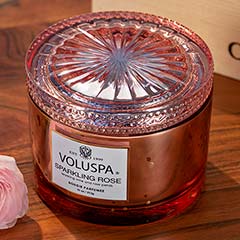 Champagne Rose Candle Image 2