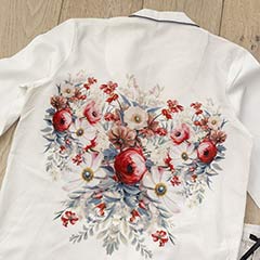 Olive & Cocoa Bouquet Pajamas Image 5