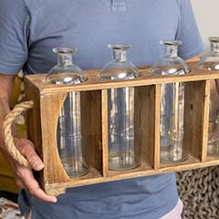 Vintage Bottle Vase Image 3