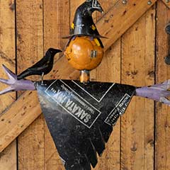 Pumpkinhead Metal Scarecrow Image 4