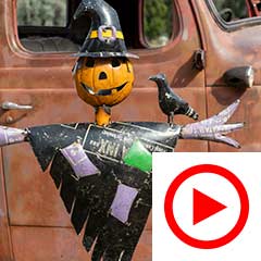 Pumpkinhead Metal Scarecrow Image 8