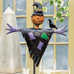 Pumpkinhead Metal Scarecrow Image 2