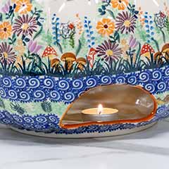 Fabulous Fleur Ceramic Pumpkin Image 5