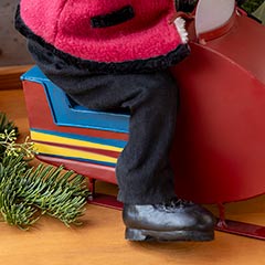 Cool Santa & Snowmobile Image 3