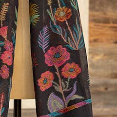 Fleur Embroidered Scarf Image 2